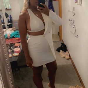 White blazer dress worn once